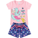 Kit 5 Conjunto Infantil Menina Roupas Femininas Frio Baratas
