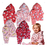 Kit 5 Conjunto Inverno Feminino Soft Roupa De Frio Menina