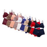 Kit 5 Conjunto Lingerie