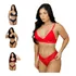 Kit 5 Conjunto Lingerie Sem Bojo Renda Forrado Espera Marido