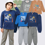 Kit 5 Conjuntos Infantil Moletom Roupa Inverno Promoção