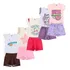 Kit 5 Conjuntos Para Criança Feminino Menina Verão Conforto