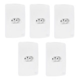 Kit 5 Conjuntos Tomada 2p t 10a 250v Composé Branco Weg