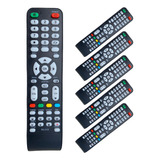 Kit 5 Controle Compatível Tv Cce
