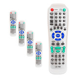 Kit 5 Controle Remoto Compatível Philco Dvd Home Theater