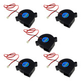 Kit 5 Cooler Radial 12v Fan 5015 Hotend Impressora 3d