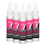 Kit 5 Corantes Liquigel Shock Arcolor 30g Cor Rosa