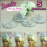 Kit 5 Coroa Para Boneca Barbie