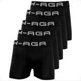 Kit 5 Cueca Box Boxer Adulto Microfibra Original