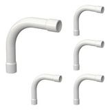 Kit 5 Curva Longa 90 Para Eletroduto 1 Condulete Com Bolsa