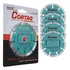Kit 5 Disco Diamantado Segmentado Serra Mármore Cortag 110mm Cor Verde