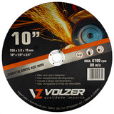 Kit 5 Discos De Corte 10 Polegadas Furo 3 4 Polegada