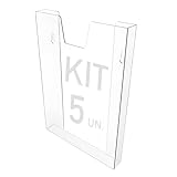 Kit 5 Displays Porta Folha Prontuário