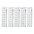 Kit 5 Elgin 48lem30l 2 Modos Potente Econômico Bivolt Luminária De Emergência 30 Leds Bivolt 2w Cor Branco 100v 240v