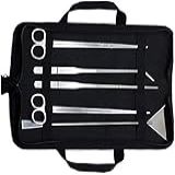 Kit 5 Em 1 De Ferramentas Para Aquário Aquascaping Tools Para Plantas Tesoura Curva E Reta Pinça De Aço Inoxidável Antiferrugem Ferramentas Para Aquários De Peixes