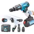 Kit 5 Em 1 Furadeira Parafusadeira Motoserra Multifuncional