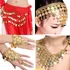 Kit 5 Em 1 Lenço Com Pulseira  Tiara  Colar E Brinco Moedas