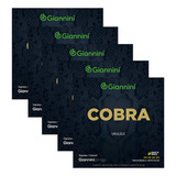 Kit 5 Encordoamento Ukulelê Giannini Concert Soprano Geuksc