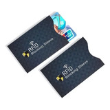 Kit 5 Envelopes Capa Porta Cartão Bloqueador Rfid Anti furto