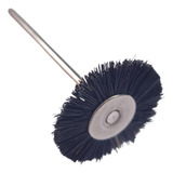 Kit 5 Escovas De Crina Preta Dura Polimento Micro Retifica