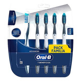 Kit 5 Escovas De Dentes Oral b Cerdas Duras Pack Familia