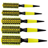 Kit 5 Escovas Profissionais Cabelo Cerdas De Javali Promoção