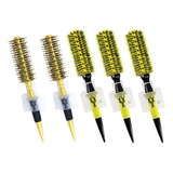 Kit 5 Escovas Termicas Vazadas Salon Profissional