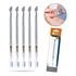 Kit 5 Espátula Cutícula Manicure Unha Raspador Empurrador Aço Inox Premium Monolo