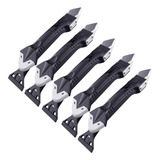 Kit 5 Espatulas P Aplicação De Rejunte E Silicone Raspador