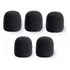 Kit 5 Espumas Protetora Microfone Sm58 Shure Karsect Preto