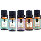 Kit 5 Essências Via Aroma 10ml Para Aromatizador E Difusor