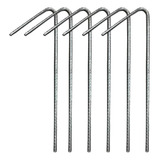 Kit 5 Estacas Para Barraca De Camping Alumínio Tenda Praia