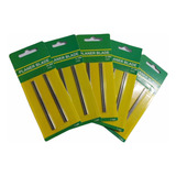 Kit 5 Faca Fina Plaina Elétrica 82mm C 2 Lâminas