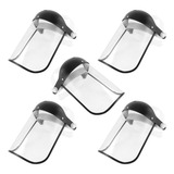 Kit 5 Face Shield Máscara Proteção Facial Viseira Resistente