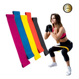 Kit 5 Faixas Elásticas Thera Com 5 Níveis Fisioterapia Mini