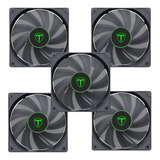 Kit 5 Fan Cooler Ventoinha Preto 120mm Gabinete T dagger 12v