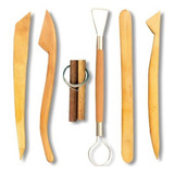 Kit 5 Ferramentas Escultura Argila Cera Cerâmica