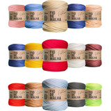 Kit 5 Fio De Malha Premium 140m Para Crochê Varias Cores