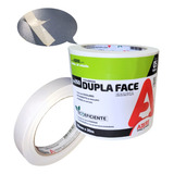 Kit 5 Fita Dupla Face De Papel Branco 19x30 Uso Geral Liso