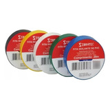 Kit 5 Fita Isolante Colorida 20 Metros Cada 19mm Anti chamas