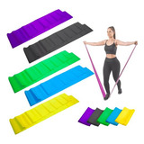 Kit 5 Fita Para Resistência Elásticas Thera Band Fisio