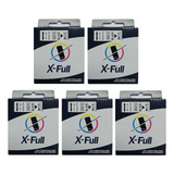 Kit 5 Fita Rotulador Dymo Branca 12mm D1 45013 Preta Compa