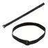 Kit 5 Fitas De Velcro Laço Wrap Cinta Bicicleta Preto 50cm