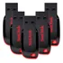 Kit 5 Flash Drive Usb De 16 Gb Sandisk Sdcz50-016g-b35 Preto Cor Preto Cruzer Blade