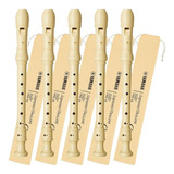 Kit 5 Flauta Yamaha Doce Soprano