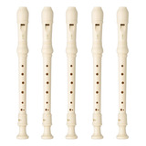 Kit 5 Flautas Doce Soprano Germânica Em C Yrs 23 Yamaha