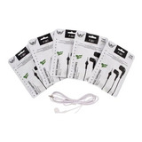 Kit 5 Fones De Ouvido Branco Intra-auricular P2