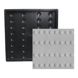 Kit 5 Fôrma Plastica Piso Tátil Alerta 32 Bolas Fp031