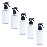 Kit 5 Frasco Pet Borrifador 250ml Gatilho Pulverizador Top