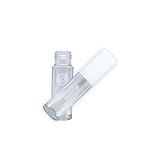 Kit 5 Frascos De Mini Gloss Labial Perfeito Para Amostras Branco Tampa 